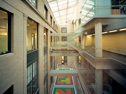 Green Center Walkway