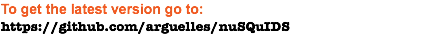To get the latest version go to: https://github.com/arguelles/nuSQuIDS